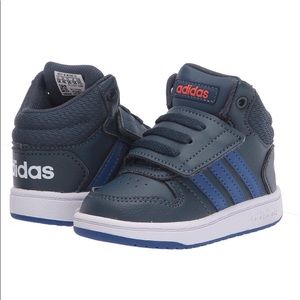 Adidas Hoops 2.0 Mid. Toddler Size 5K. Like New.